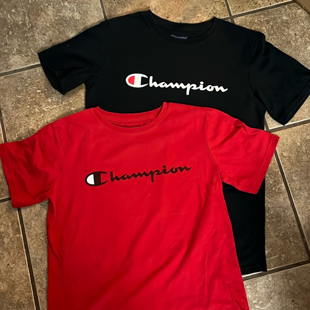 Boys XL Champion shirts- worn 1x each!